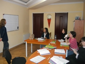 Students took the course of the Traditional Georgian language at ALC